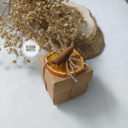 Portakallı Graft Kutu Hediyelik